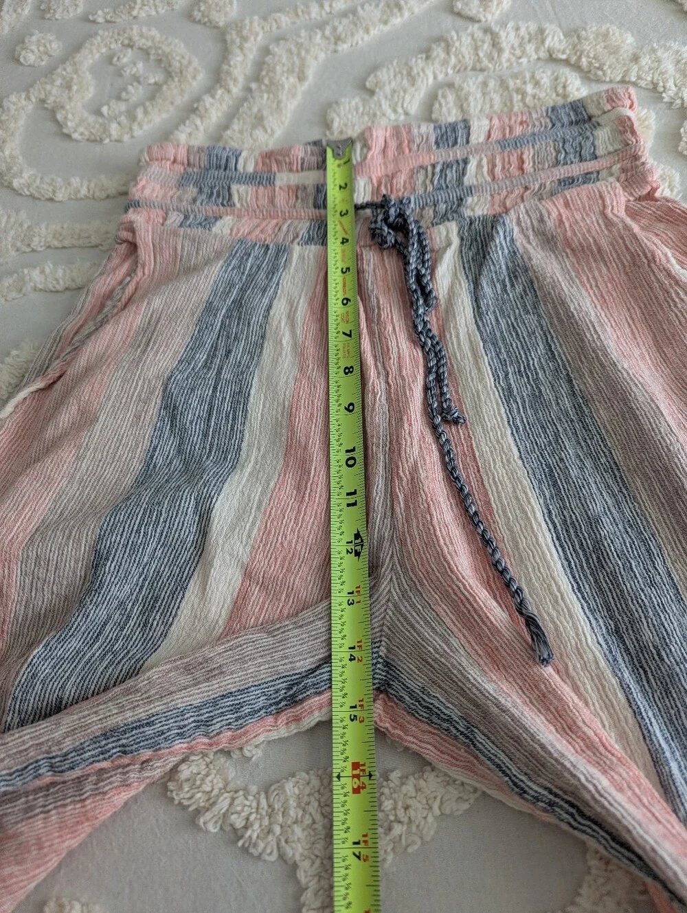 Free People Hamilton Wide Leg Pants Medium Boho Festival Beach Summer - Picture 8 of 9
